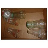 13 Coke glasses, tins, cooler, puzzle, Insulated bag cooler with radio