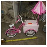 Super Cute American Girl/OG doll scooter and Ice Cream bicycle stand