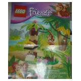 Lego Friends 41097 and Lego Frozen and Barbie stage