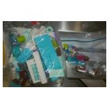 Lego Friends 41097 and Lego Frozen and Barbie stage