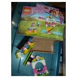 Lego Friends 41097 and Lego Frozen and Barbie stage