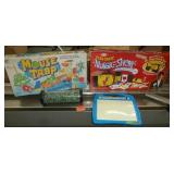 Mouse Trap game, Magic Show, Glow station, Find items
