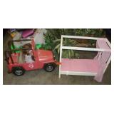 OG/American Girl Jeep and Bed