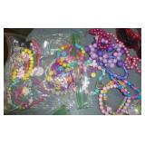 Large group of girls hair barettes, clips, bracelets, rings, sunglasses etc