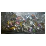 Large group of girls hair barettes, clips, bracelets, rings, sunglasses etc