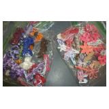 Large group of girls hair barettes, clips, bracelets, rings, sunglasses etc