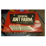 Ant Farm, 3D glasses, headphones, flashing light, Midland walkie talkies, glow in the dark slime and more