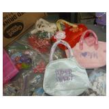 12 kids puzzles, 7 girls purses and more