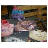 12 kids puzzles, 7 girls purses and more