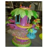 Fisher Price Moon Space Station, Littlest Pet Shop Roller Coaster, Blip toys light up musical tree house