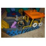 Fisher Price serpent and a boat