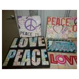 Large group of wall hanging décor