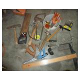Saws, hammers, screwdrivers, torque wrench