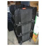 3 level storage container on wheels