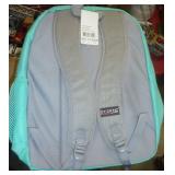 Two new teal color backpacks for school