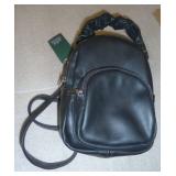 Three new small black purses