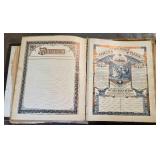 19th Century Pictorial Family Bible with Ephemera