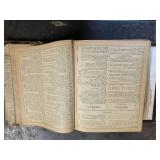 19th Century Pictorial Family Bible with Ephemera