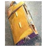 Antique Gold cigarette case and lighter