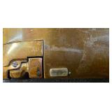 Antique Gold cigarette case and lighter