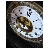 Seth Thomas (American) Black Slate Mantel Chime Clock