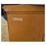 MCM Fruitwood Display Cabinet by Pulaski Furniture Co