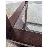 Beautiful Glass Shelving Unit From Pottery Barn 5-tier