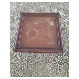 Vintage Mid Century Oak and Mahogany Pier Table