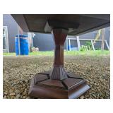 Vintage Mid Century Oak and Mahogany Pier Table