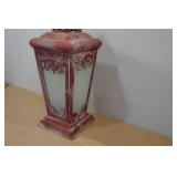 Vintage Canole Barn Carriage Lamp with Fogged Glass