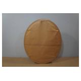 Ornate Bubble Dome Glass Oval Picture Frame