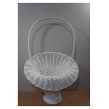 Vintage Wicker Flower Basket