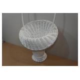 Vintage Wicker Flower Basket