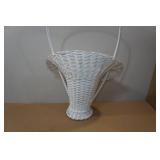 Vintage Wicker Flower Basket