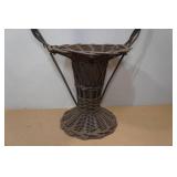 Vintage Wicker Flower Basket