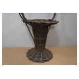 Vintage Wicker Flower Basket