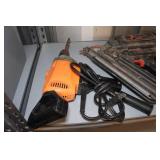 Assorted Tools - Nailers, Drill, Vises