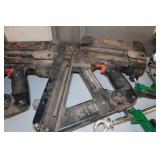 Assorted Tools - Nailers, Drill, Vises