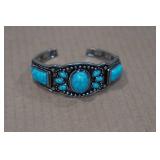 Navajo Style Turquoise Stone Bracelet