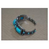 Navajo Style Turquoise Stone Bracelet