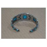 Navajo Style Turquoise Stone Bracelet