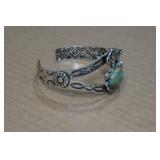 Navajo Style Stone Turquoise Bracelet
