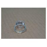 Silver Tone Turquois Ring