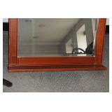 Rectangular Wood Framed Mirror