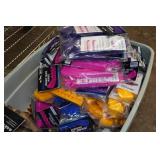 Large Assortment of Hockey Skate Guards and Chin Straps