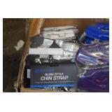 Large Assortment of Hockey Skate Guards and Chin Straps