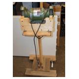 Central Machinery Bench Grinder on Rolling Stand