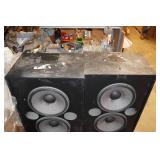 *2* JBL 4648A-8 Professional Series Low Frequency Theater Cabinet Speakers