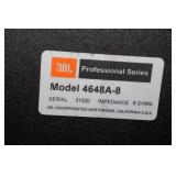*2* JBL 4648A-8 Professional Series Low Frequency Theater Cabinet Speakers