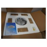 Hueoczw 20" Caged Ceiling Fan with Lights and Remote